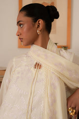 LAVENDER WHISPER- 3PC EMBROIDERED LAWN SUIT