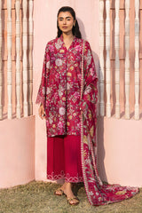 WHIMSICAL ZEST-3PC (SHIRT, TROUSER & DUPATTA)