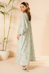 AQUA MINT PRINTED LAWN SHIRT