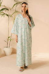 AQUA MINT PRINTED LAWN SHIRT