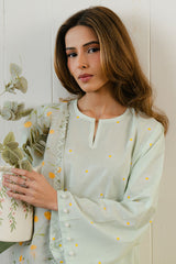 DAISY BLOOM-3 PC PRINTED LAWN SUIT