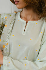 DAISY BLOOM-3 PC PRINTED LAWN SUIT