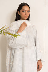 PORCELAIN GRIS-3PC (SHIRT,DUPATTA & TROUSER)