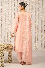 PLUSH PEACH-3PC (SHIRT,TROUSER & DUPATTA)