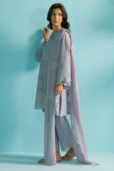 SILVER GRANITE-3PC (SHIRT, TROUSER & DUPATTA)