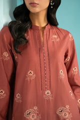 TANGERINE FLORA-2PC (SHIRT & TROUSER)