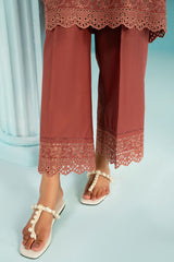 TANGERINE FLORA-2PC (SHIRT & TROUSER)