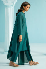 DEEP LAPIS-3PC (SHIRT, TROUSER & DUPATTA)