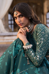 SEQUIN GROVE-3PC SILK EMBROIDERED PRET