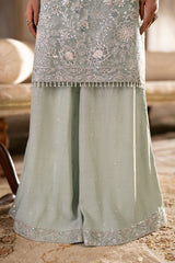 AQUA SPARKLE-3PC (SHIRT, TROUSER & DUPATTA)