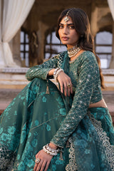 SEQUIN GROVE-3PC SILK EMBROIDERED PRET