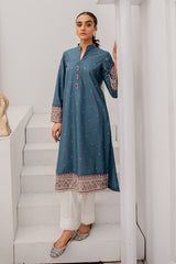 CERULEAN ASH EMBROIDERED SHIRT