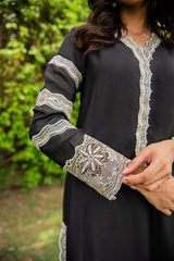 RAVEN LACE EMBROIDERED SHIRT