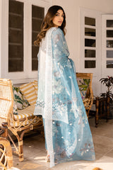 IMPERIAL MIST-3PC SILK EMBROIDERED SUIT