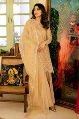 MAJESTIC ESSENCE-4PC ORGANZA EMBROIDERED SUIT