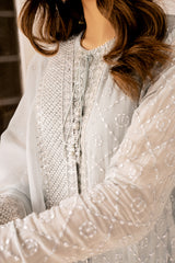 STERLING PEARL-4PC CHIFFON EMBROIDERED SUIT