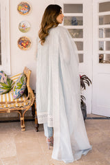 STERLING PEARL-4PC CHIFFON EMBROIDERED SUIT