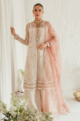 DREAMY TINT-4PC ORGANZA EMBROIDERED SUIT