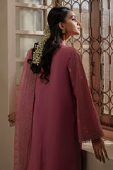 CORAL BOUGUET-3PC CHIKANKARI LAWN SUIT