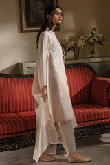 PEACH FUZZ-3PC CHIKANKARI LAWN SUIT