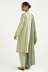 DIAMOND TRELLIS-A-3PC COTTON JACQUARD SUIT