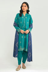 DIAMOND TRELLIS-B-3PC COTTON JACQUARD SUIT