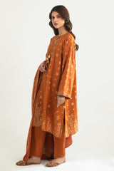 VERDURE TALE-A-3PC COTTON JACQUARD SUIT