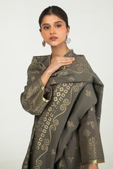TRIBAL VISION-B-3PC COTTON JACQUARD SUIT