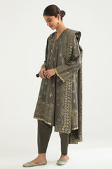 TRIBAL VISION-B-3PC COTTON JACQUARD SUIT