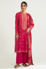 MAJESTIC CHARM-B-3PC COTTON JACQUARD SUIT