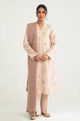 FLORAL DUST-B-3PC COTTON JACQUARD SUIT