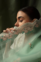 BLOOMING SERENE-3PC LAWN EMBROIDERED SUIT