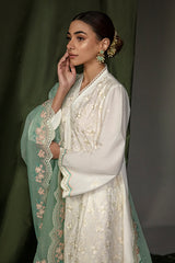 BLOOMING SERENE-3PC LAWN EMBROIDERED SUIT