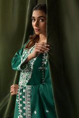 SCARLET JADE-3PC LAWN EMBROIDERED SUIT