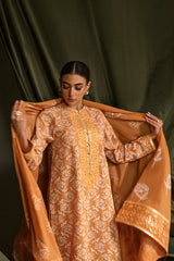 SUNSET BLING-3PC LAWN EMBROIDERED SUIT