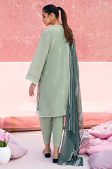 LAUREL SAGE-3PC LAWN EMBROIDERED SUIT