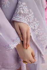 MISTY LILAC-3PC LAWN EMBROIDERED SUIT
