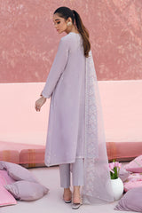MISTY LILAC-3PC LAWN EMBROIDERED SUIT