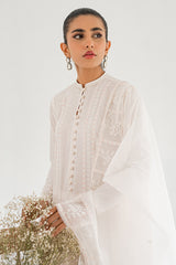 ROSEY DEW-3PC EMBROIDERED LAWN SUIT