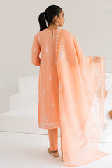 VIVID SUNSET-3PC EMBROIDERED LAWN SUIT