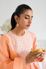 VIVID SUNSET-3PC EMBROIDERED LAWN SUIT