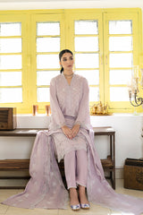 LAVENDER BUD-3PC EMBROIDERED LAWN SUIT