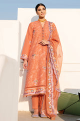 CARNELIAN SCENT-3PC EMBROIDERED LAWN SUIT