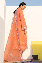 CARNELIAN SCENT-3PC EMBROIDERED LAWN SUIT