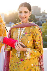 GOLD MUSE-3PC EMBROIDERED LAWN SUIT