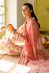 FLORID HEAVEN-3PC DIGITAL PRINTED LAWN SUIT