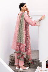 LUSH PINK-3PC DIGITAL PRINTED LAWN SUIT