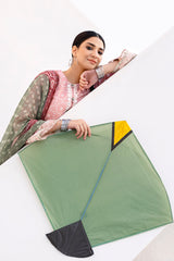 LUSH PINK-3PC DIGITAL PRINTED LAWN SUIT
