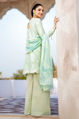 EDEN GLOW-3PC COTTON JACQUARD SUIT