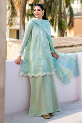 EDEN GLOW-3PC COTTON JACQUARD SUIT